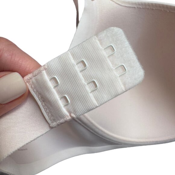 Warners No Side Effects BraUnderwire Satin Padded Cups Back Smoothing 38B 01356 - Picture 7 of 8